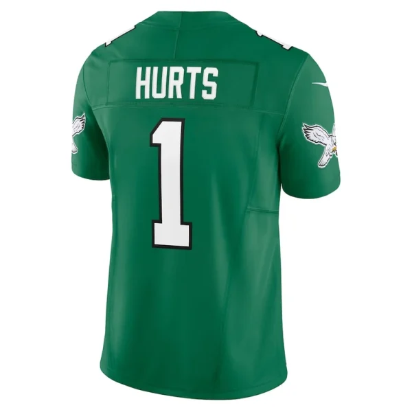 Jalen hurts philadelphia eagles nike vapor f.u.s.e. limited jersey Kelly green L