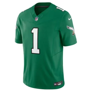 Jalen hurts philadelphia eagles nike vapor f.u.s.e. limited jersey Kelly green M