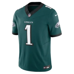 Jalen hurts philadelphia eagles nike vapor f.u.s.e. limited jersey Midnight green M