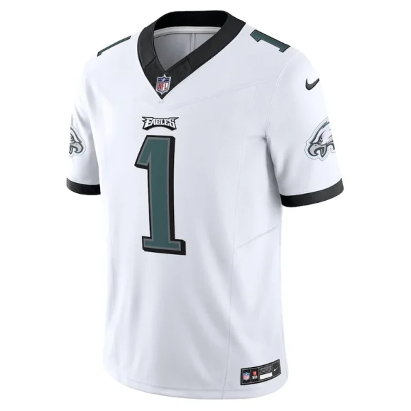 Jalen hurts philadelphia eagles nike vapor f.u.s.e. limited jersey White M