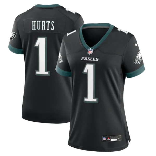 Jalen hurts philadelphia eagles nike womens alternate game jersey Black