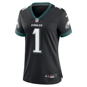 Jalen hurts philadelphia eagles nike womens alternate game jersey Black M