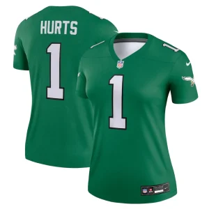 Jalen hurts philadelphia eagles nike womens alternate legend player performance top Kelly green