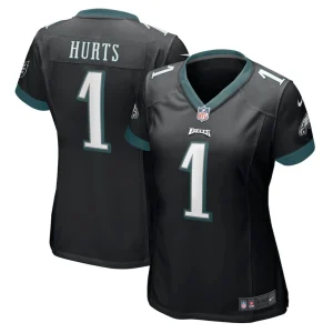 Jalen hurts philadelphia eagles nike womens game jersey Black