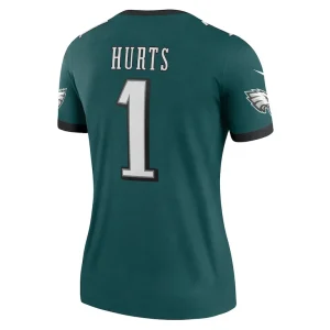 Jalen hurts philadelphia eagles nike womens legend player performance top Midnight green L