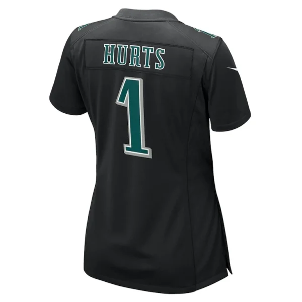 Jalen hurts philadelphia eagles nike womens super bowl lix fashion game player jersey Carbon black L