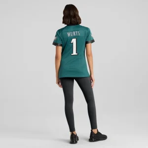 Jalen hurts philadelphia eagles nike womens team game jersey Midnight green 2XL