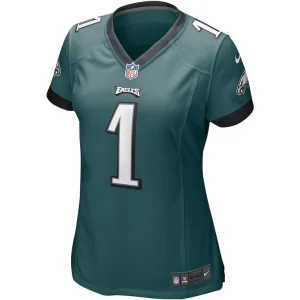 Jalen hurts philadelphia eagles nike womens team game jersey Midnight green M