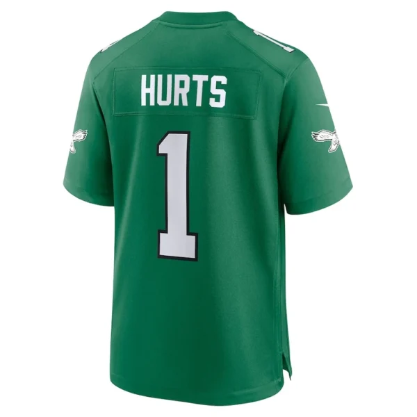 Jalen hurts philadelphia eagles nike youth game jersey Kelly green Yth L