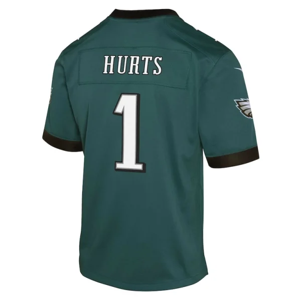 Jalen hurts philadelphia eagles nike youth game jersey Midnight green Yth L