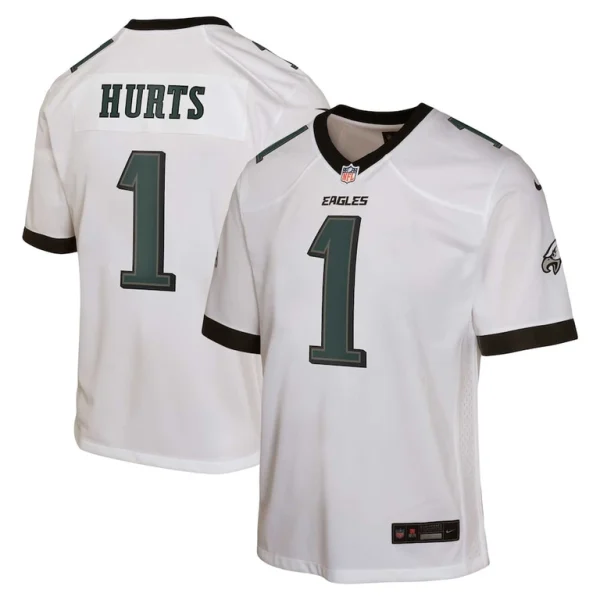 Jalen hurts philadelphia eagles nike youth game jersey White