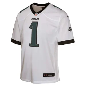 Jalen hurts philadelphia eagles nike youth game jersey White Yth M