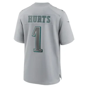 Jalen hurts philadelphia eagles nike youth super bowl lvii patch atmosphere fashion game jersey Gray Yth L