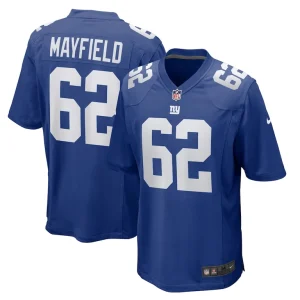 Jalen mayfield new york giants nike game jersey Royal