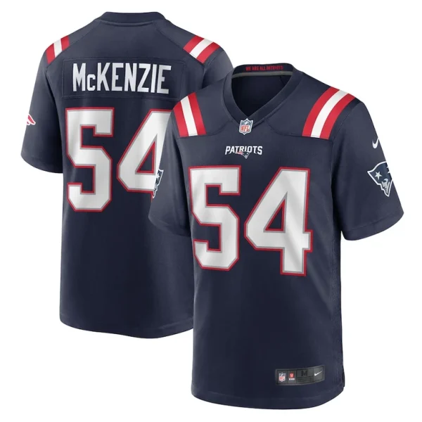 Jalen mckenzie new england patriots nike team game jersey Navy