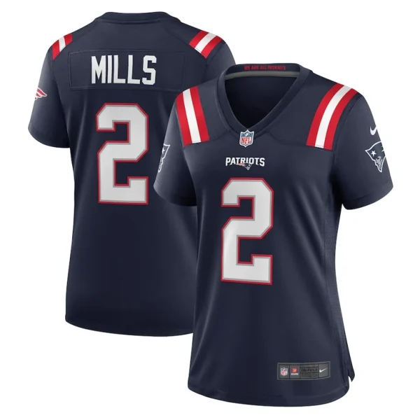 Jalen mills new england patriots nike womens game player jersey Navy