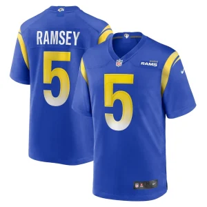 Jalen ramsey los angeles rams nike player game jersey Royal