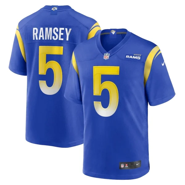 Jalen ramsey los angeles rams nike player game jersey Royal