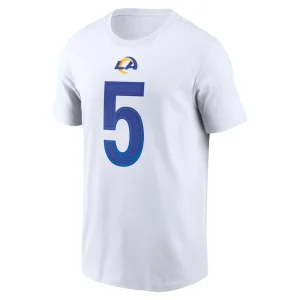 Jalen ramsey los angeles rams nike player name number t shirt White M