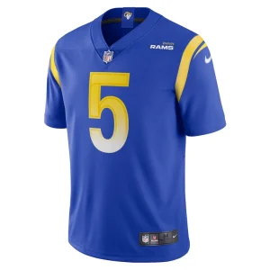 Jalen ramsey los angeles rams nike team vapor limited jersey Royal M