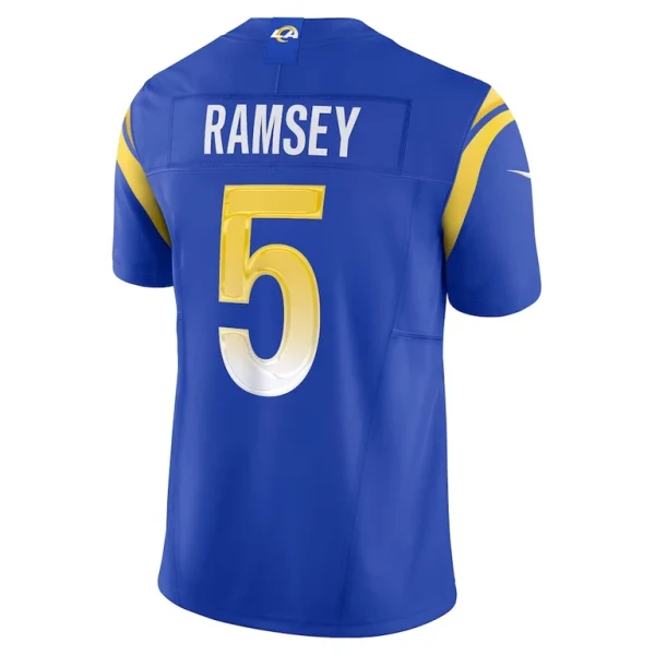 Jalen ramsey los angeles rams nike vapor f.u.s.e. limited jersey Royal L