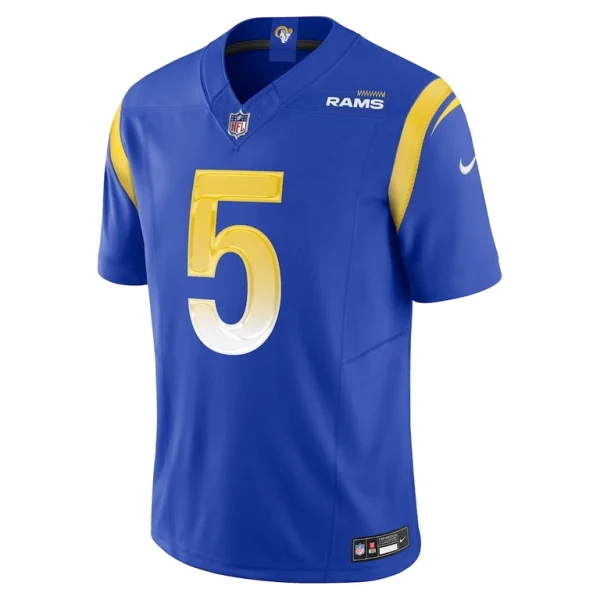 Jalen ramsey los angeles rams nike vapor f.u.s.e. limited jersey Royal M