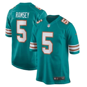 Jalen ramsey miami dolphins nike alternate game jersey Aqua