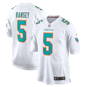 Jalen ramsey miami dolphins nike away game jersey White