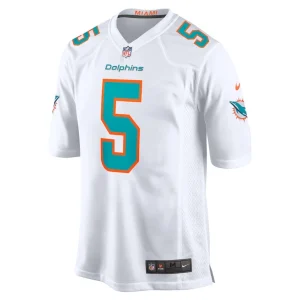 Jalen ramsey miami dolphins nike away game jersey White M