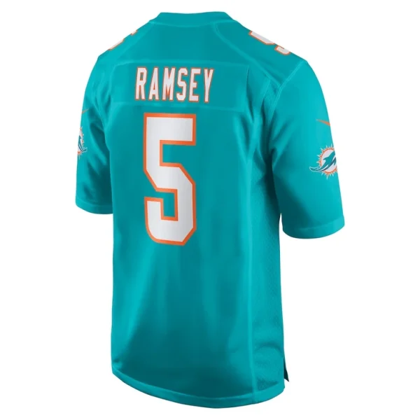 Jalen ramsey miami dolphins nike team color game jersey Aqua L