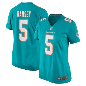 Jalen ramsey miami dolphins nike womens player jersey Aqua