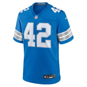 Jalen reeves maybin detroit lions nike team game jersey Blue M