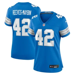 Jalen reeves maybin detroit lions nike womens team game jersey Blue