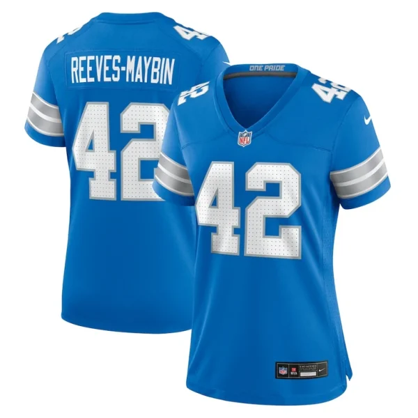 Jalen reeves maybin detroit lions nike womens team game jersey Blue