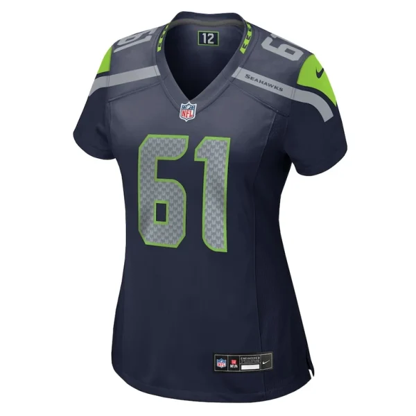 Jalen sundell seattle seahawks nike womens game jersey College navy M