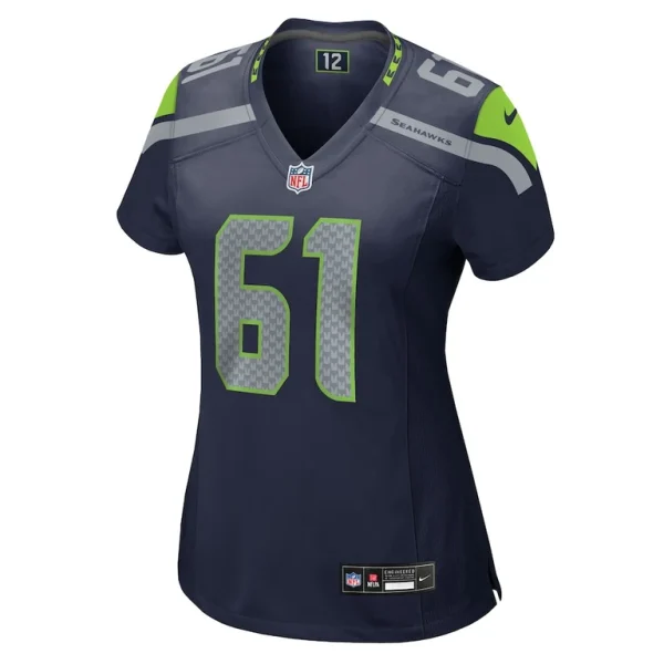 Jalen sundell seattle seahawks nike womens team game jersey College navy M