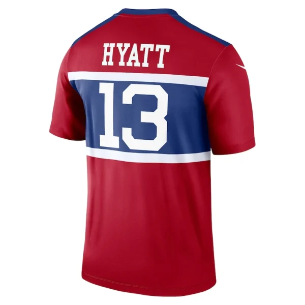 Jalin hyatt new york giants nike alternate legend player performance top Red L