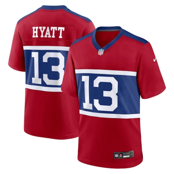 Jalin hyatt new york giants nike alternate player game jersey Century red