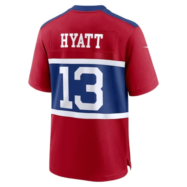 Jalin hyatt new york giants nike alternate player game jersey Century red L