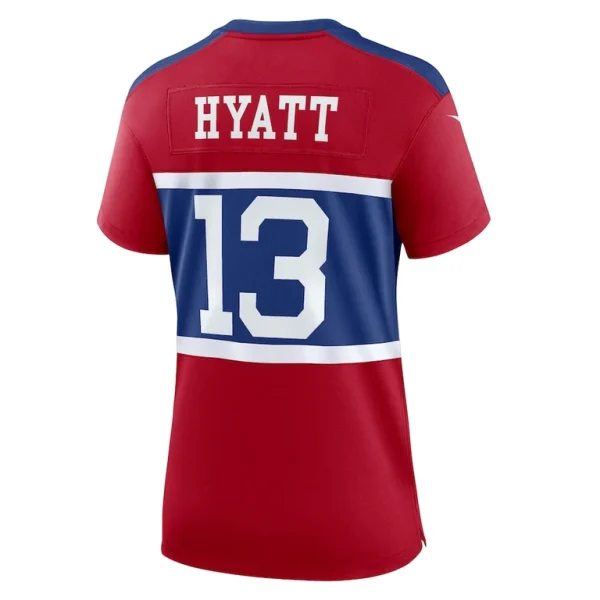 Jalin hyatt new york giants nike womens alternate player game jersey Century red L
