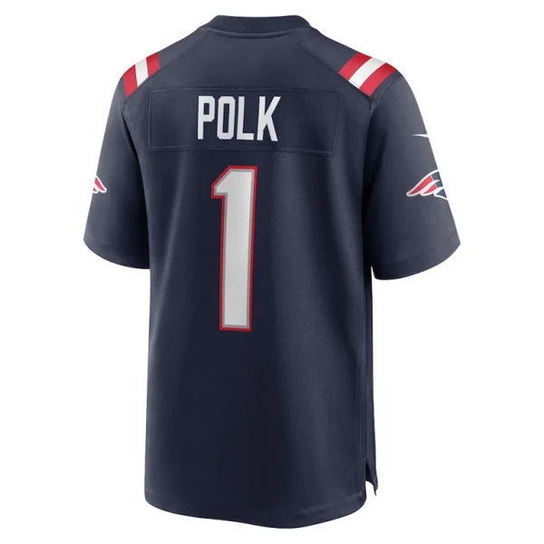 Jalynn polk new england patriots nike team game jersey Navy L