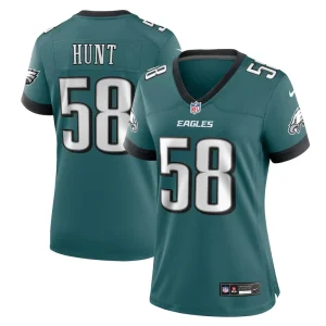 Jalyx hunt philadelphia eagles nike womens team game jersey Midnight green