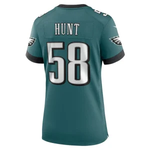 Jalyx hunt philadelphia eagles nike womens team game jersey Midnight green L