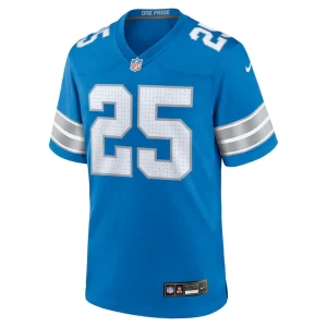Jamal adams detroit lions nike team game jersey Blue M