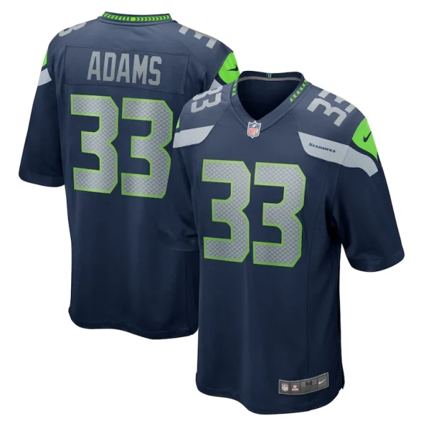 Jamal adams seattle seahawks nike game team jersey College navy