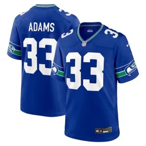 Jamal adams seattle seahawks nike throwback player game jersey Royal