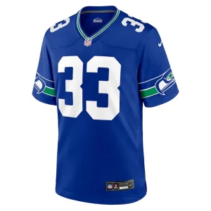 Jamal adams seattle seahawks nike throwback player game jersey Royal M
