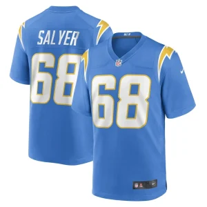 Jamaree salyer los angeles chargers nike game player jersey Powder blue