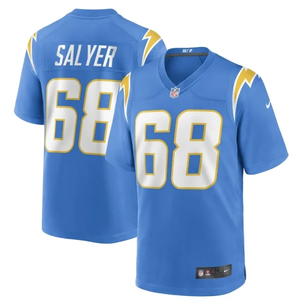 Jamaree salyer los angeles chargers nike game player jersey Powder blue