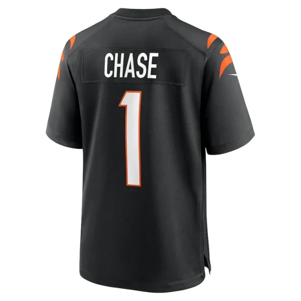 Jamarr chase cincinnati bengals nike game jersey Black L